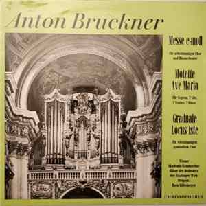 Anton Bruckner, Wiener Akademie Kammerchor, Bläser Des Orchesters Der Wiener Staatsoper, Hans Gillesberger - Messe E-Moll FLAC album