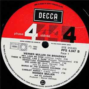 Werner Muller And His Orchestra - Werner Muller On Broadway FLAC album