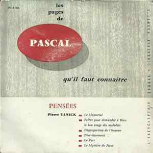 Pascal - Pierre Vaneck - Pensées FLAC album