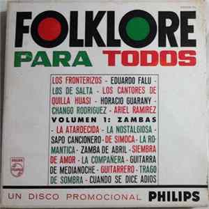 Various - Folklore Para Todos - Volumen 1: Zambas FLAC album