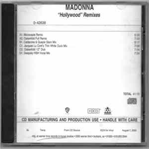 Madonna - "Hollywood" Remixes FLAC album
