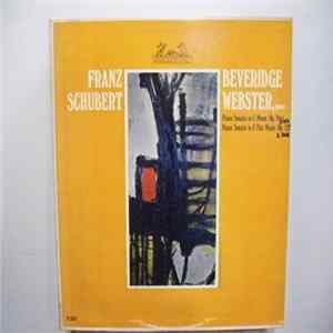 Schubert, Beveridge Webster - Piano Sonata In C Minor / Piano Sonata In E Flat Major FLAC album