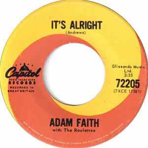 Adam Faith With The Roulettes - It's Alright FLAC album