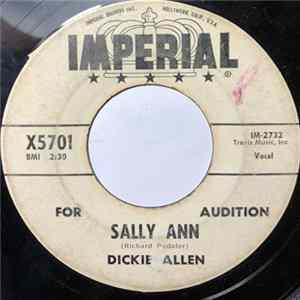 Dickie Allen - Sally Ann / Why Did It End FLAC album