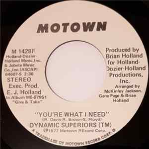 Dynamic Superiors (TM) - You're What I Need FLAC album