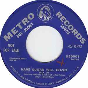 Dick Lee - Have Guitar Will Travel FLAC album