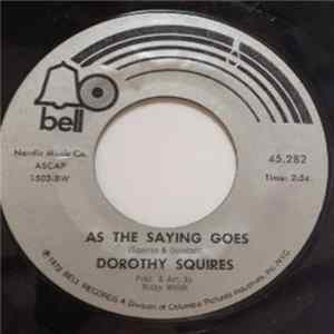 Dorothy Squires - As The Saying Goes / If I Could Go Back FLAC album