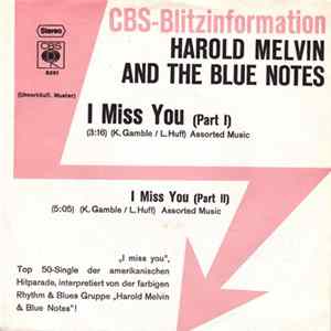 Harold Melvin And The Blue Notes - I Miss You FLAC album