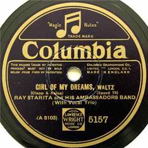 Ray Starita And His Ambassadors Band - Girl Of My Dreams / In A Hidden Corner FLAC album