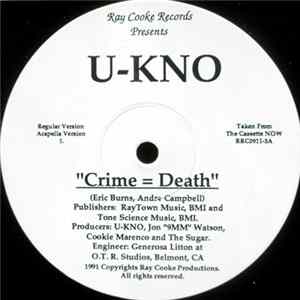 U-Kno - Crime=Death FLAC album