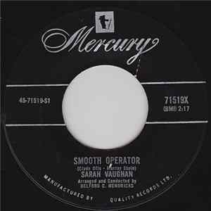 Sarah Vaughan - Smooth Operator / Maybe It's Because (I Love You Too Much) FLAC album