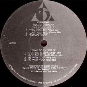 Robert Armani - Can You Feel EP FLAC album