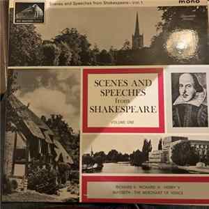 William Shakespeare - Scenes And Speeches From Shakespeare─Vol. I FLAC album