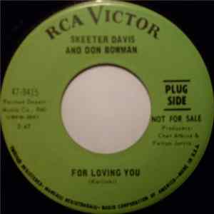 Skeeter Davis and Don Bowman - For Loving You / Baby It's Cold Outside FLAC album