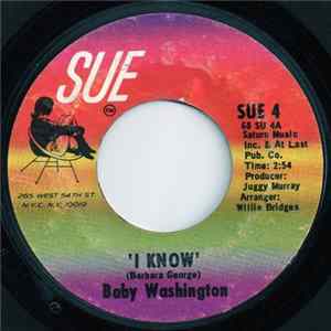 Baby Washington - I Know FLAC album