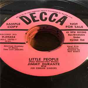 Jimmy Durante With The Jud Conlon Singers - Little People FLAC album