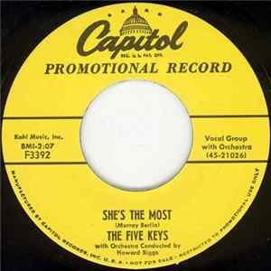 The Five Keys - She's The Most / It's A Groove FLAC album