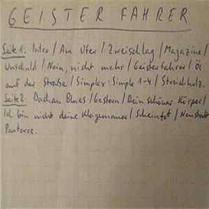 Geisterfahrer - Geisterfahrer FLAC album