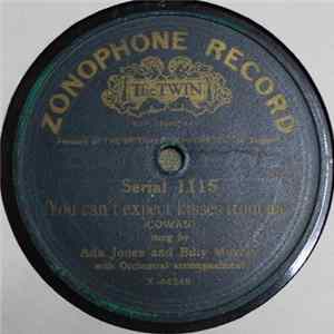 Ada Jones And Billy Murray - You Can't Expect Kisses From Me / Be My Little Bumble Bee FLAC album