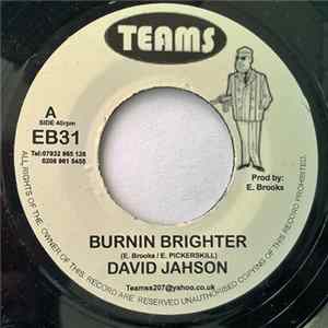 David Jahson - Burnin Brighter FLAC album