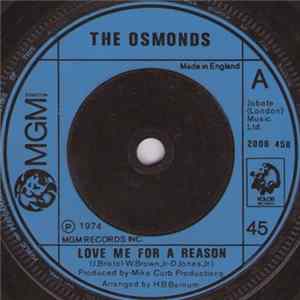 The Osmonds - Love Me For A Reason FLAC album