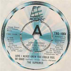 The Supremes - Love I Never Knew You Could Feel So Good FLAC album