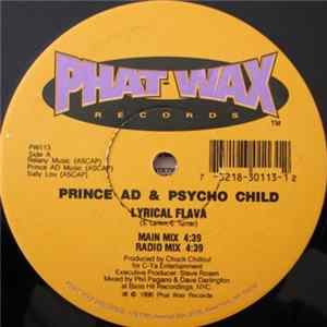 Prince AD & Psycho Child - Lyrical Flava FLAC album