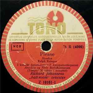 Richard Johansens "Ball Room" Orkester - Please / I'm Puttin All My Eggs In One Basket FLAC album