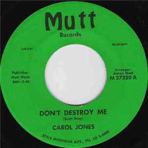 Carol Jones - Don't Destroy Me FLAC album
