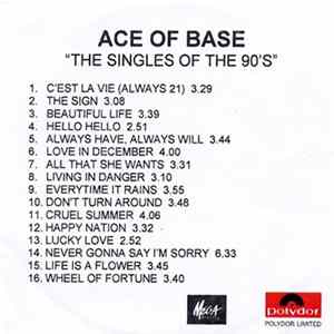 Ace Of Base - Singles Of The 90's FLAC album