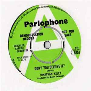 Jonathan Kelly - Don't You Believe It? FLAC album
