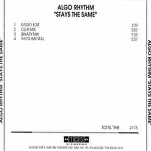 Algo Rhythm - Stays The Same FLAC album