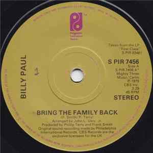 Billy Paul - Bring The Family Back FLAC album