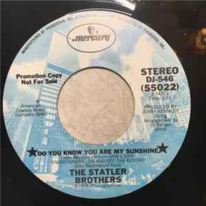 The Statler Brothers - Do You Know You Are My Sunshine FLAC album
