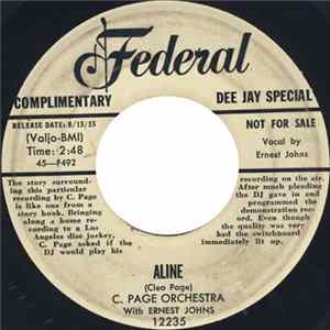C. Page Orchestra With Ernest Johns - Aline / A Long, Long Time FLAC album