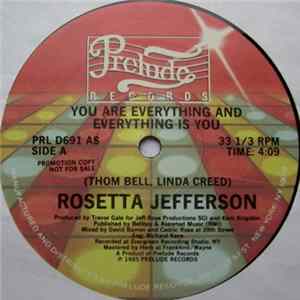 Rosetta Jefferson - You Are Everything And Everything Is You FLAC album