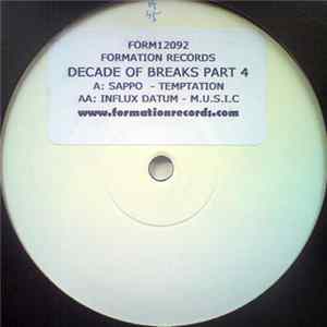 Sappo / Influx Datum - Decade Of Breaks Part 4 FLAC album