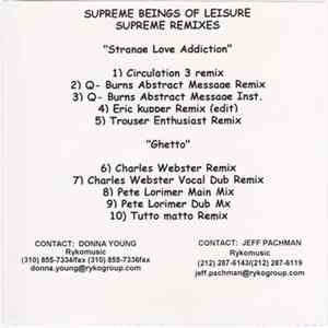 Supreme Beings Of Leisure - Supreme Remixes FLAC album