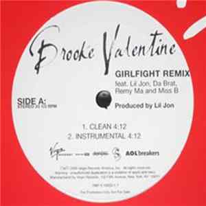 Brooke Valentine Feat. Lil Jon, Da Brat, Remy Ma And Miss B - Girlfight (Remix) FLAC album
