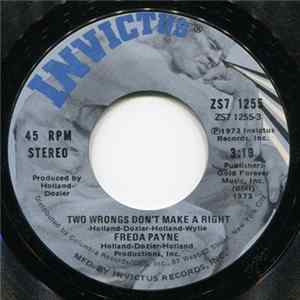 Freda Payne - Two Wrongs Don't Make A Right / We've Got To Find A Way Back To Love FLAC album