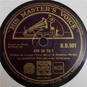 Elisabeth Welch - And So Do I / These Foolish Things - A Nightingale Sang In Berkeley Square FLAC album