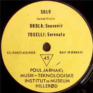 Poul Jarnak - Souvenir / Serenata / Stille Nat, Hellige Nat / Dejlig Er Jorden FLAC album