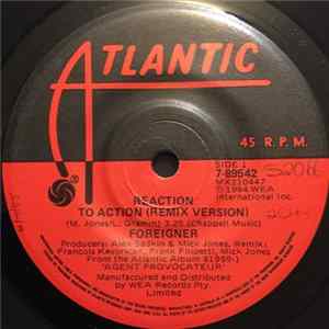 Foreigner - Reaction To Action FLAC album
