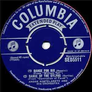 André Kostelanetz And His Orchestra - Dance For Six FLAC album