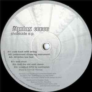 Syntax Error - Shoeicide E.P. FLAC album
