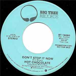 Hot Chocolate - Don't Stop It Now FLAC album