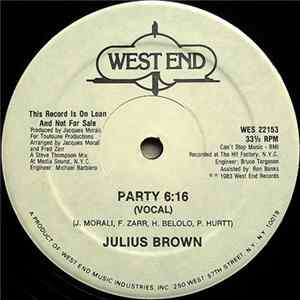 Julius Brown - Party FLAC album