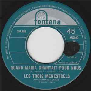 Les Trois Menestrels - Quand Maria Chantait Pour Nous FLAC album