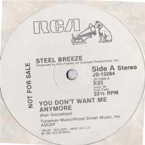 Steel Breeze - You Don't Want Me Anymore FLAC album