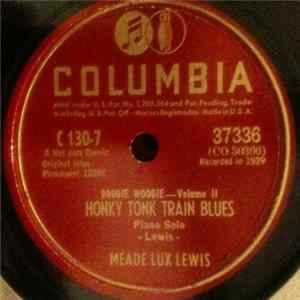 Meade Lux Lewis, Charlie Spand - Honky Tonk Train Blues / Hastings Street FLAC album